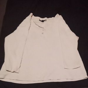 A white t-shirt, long sleeve, large size